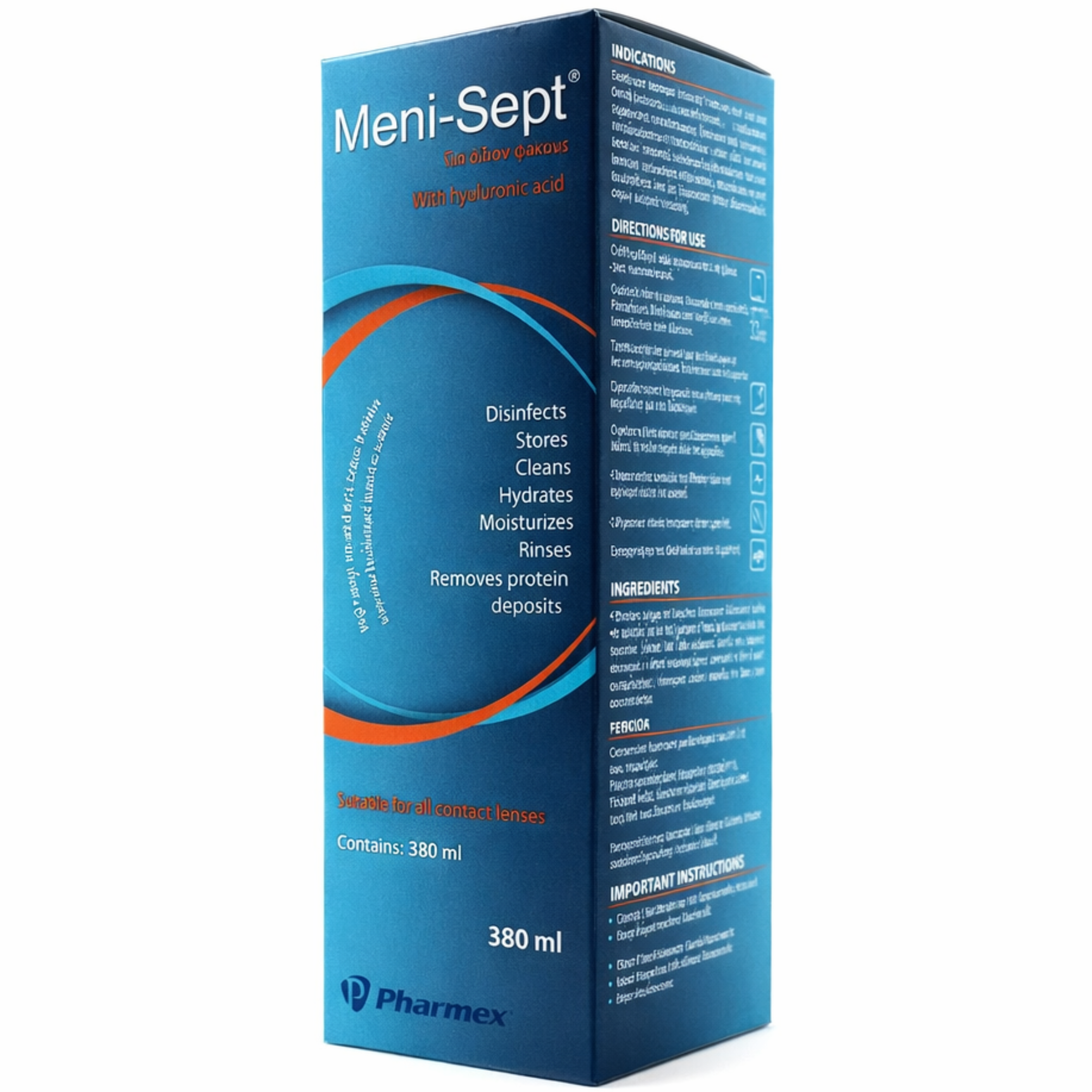 Menisept (380ml) Υγρό φροντίδας φακών επαφής